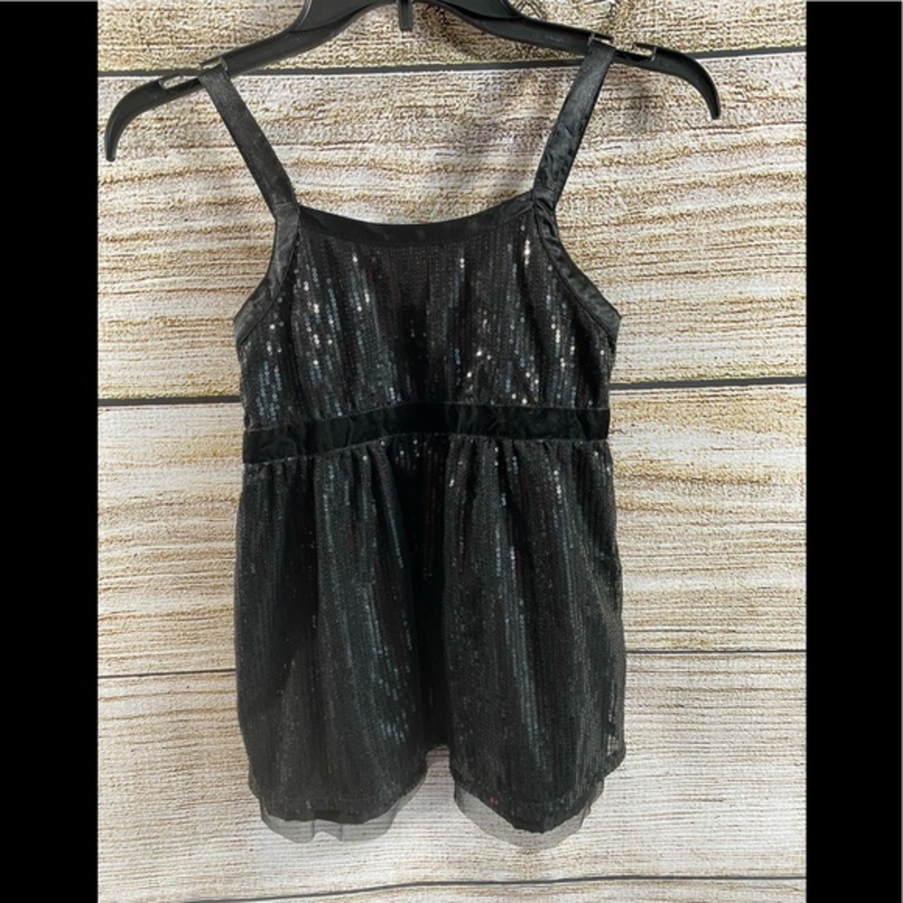 Girls Justice Sequin Tank Top